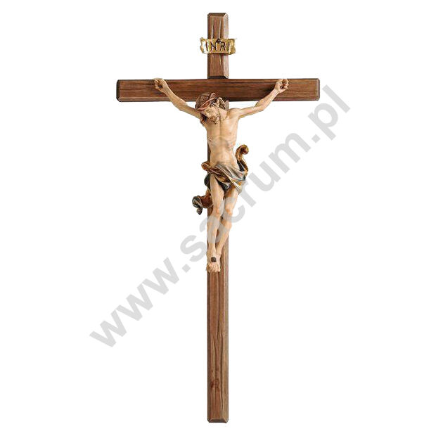   Drewniany Korpus Chrystusa na Krzyżu 32-703000 (color) - różne wielkości