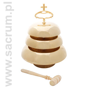 Gong mosiężny potrójny, średnica 32 cm, 25 cm, 22 cm