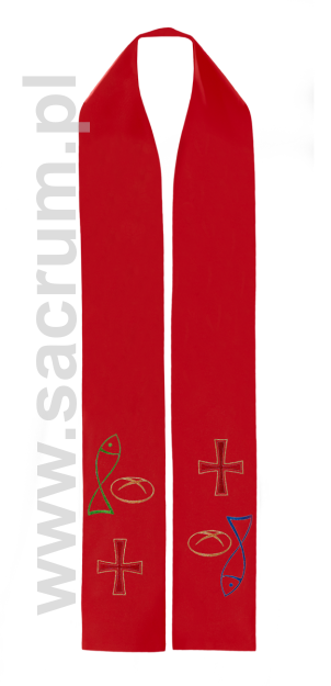  Stuła kapłańska haftowana 