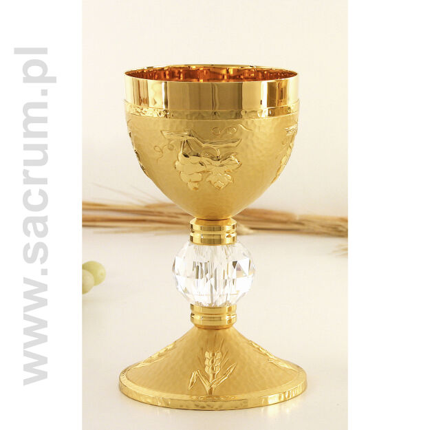 Kielich złocony 03-800/LS , wysokość 19cm