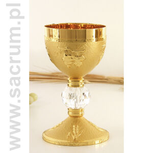 Kielich złocony 03-800/LS , wysokość 19cm