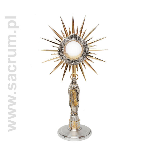 Monstrancja 04-2556 -Lourdes, wysokość 48 cm
