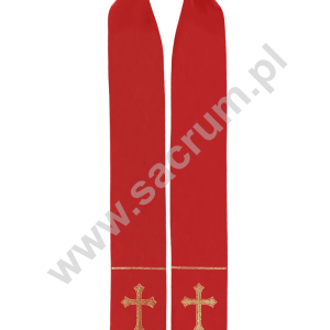 Stuła kapłańska haftowana "Krzyż" KST/063/02