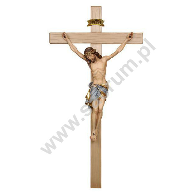Drewniany Korpus Chrystusa na Krzyżu 32-721000 (color) - różne wielkości 