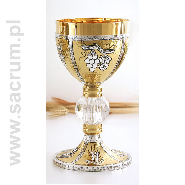 Kielich złocony 03-800/A Bic,  wysokość 19cm
