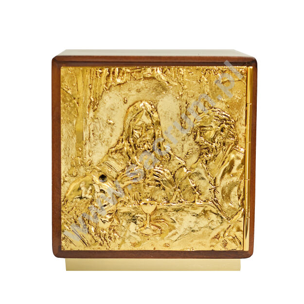 Tabernakulum złocone 36-2014, wymiary: 20,5 x 22 cm