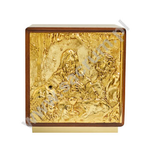 Tabernakulum złocone 36-2014, wymiary: 20,5 x 22 cm