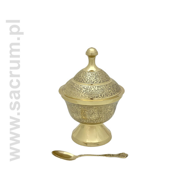 Łódka liturgiczna P165A, wysokość 13 cm