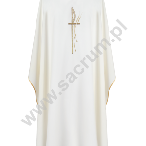 Orant liturgiczny haftowany symbol "Krzyż" KOR/087/05/12 ECRU