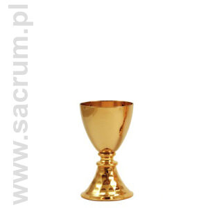 Kielich złocony 07-c623, wysokość 10,5 cm