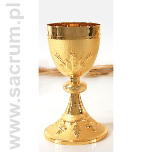 Kielich złocony 03-840/OV LS, wysokość 21cm