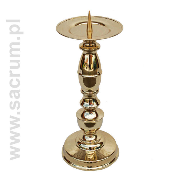 Lichtarz z blachy mosiężnej 03-230 wysokość 30 cm