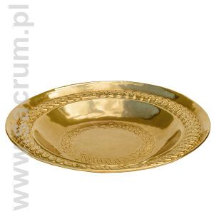 lavabo taca mosiężna 02-375, średnica 29 cm, gł. 5 cm