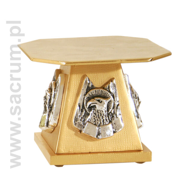 Tron 03-2003, wysokość 8 cm, góra 11x11 cm