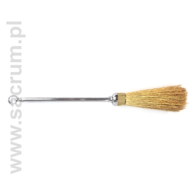 Kropidło mosiężne niklowane 17-009, długość 63 cm
