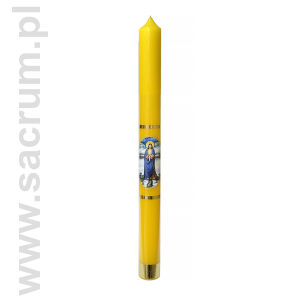 Świeca gromniczna 0,24 parafinowa, wysokość 36 cm, średnica 3 cm
