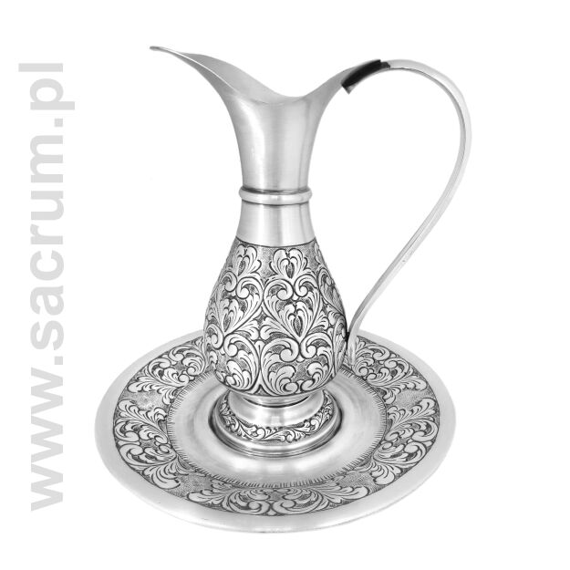 Lavabo bogato zdobione 15-XXX, wysokość dzbanka 23 cm