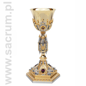 Kielich złocony 04-762, wysokość 26 cm