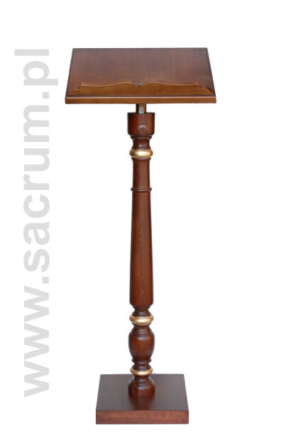 Pulpit wolnostojący, drewniany z regulacją wysokość 42-7003