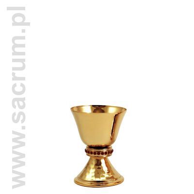 Kielich złocony 07-c685, wysokość 10,5 cm