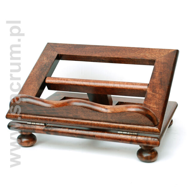 Pulpit drewniany w kolorze brązowym 30x35 cm 42-1011