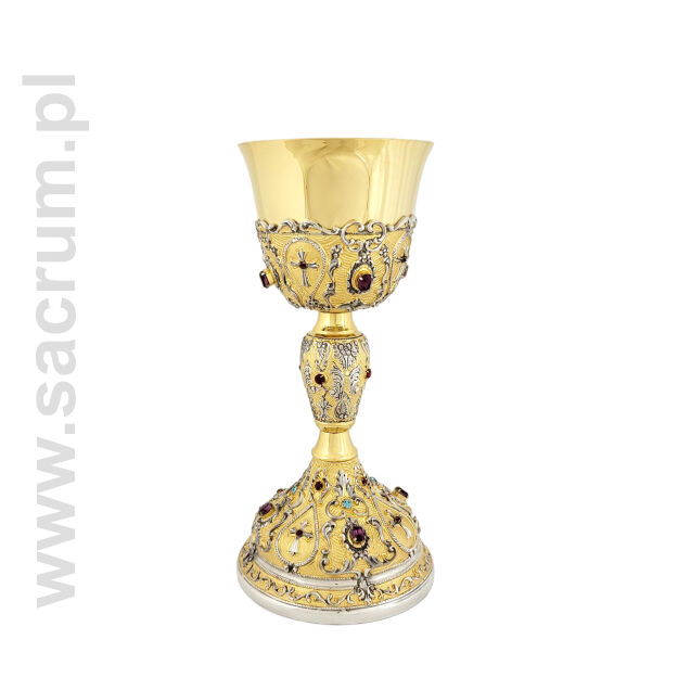 Kielich złocony 04-856, wysokość 25,5 cm