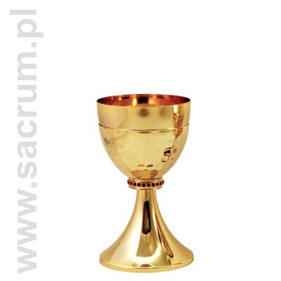 Kielich złocony 07-c673, wysokość 18 cm