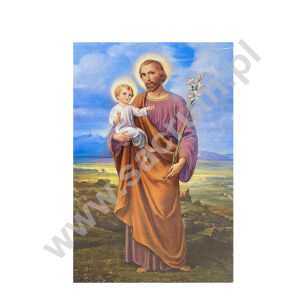 Obrazki / pocztówki 10x15 cm, ze św. Józefem, 100 szt. Nr 004