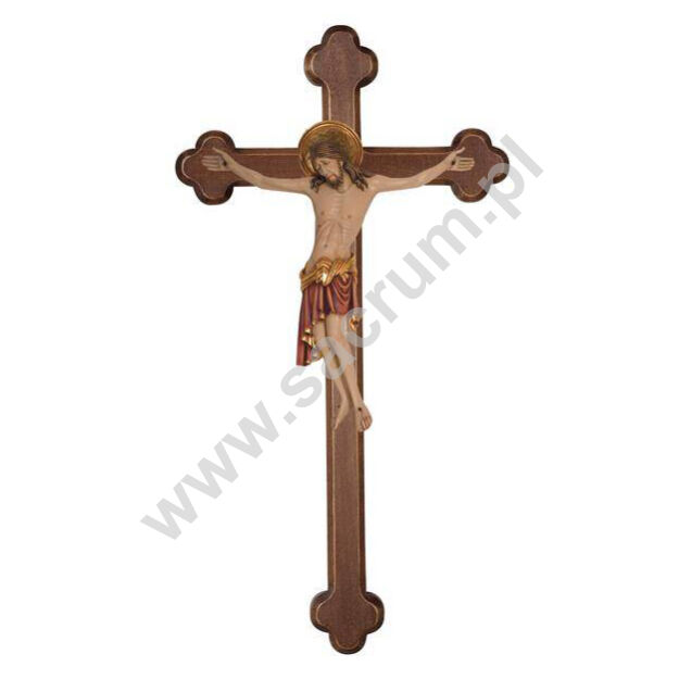 Drewniany Korpus Chrystusa na Krzyżu 32-740000 (color)- różne rozmiary