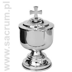Vasculum w kolorze srebrnym 190, wysokość 13 cm