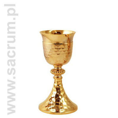 Kielich złocony 07-c486, wysokość 21 cm