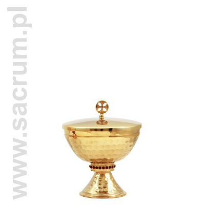 Puszka złocona 07-c674, wysokość 11,5 cm