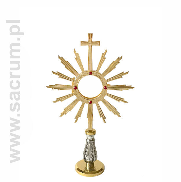 Minimonstrancja złocona 03-2545, wysokość 20 cm