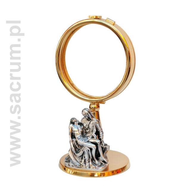 Minimonstrancja Pieta, wysokość 16 cm