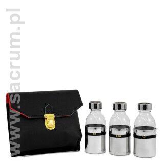 Ampułki szklane na oleje w etui (3szt.) 07-D37-00