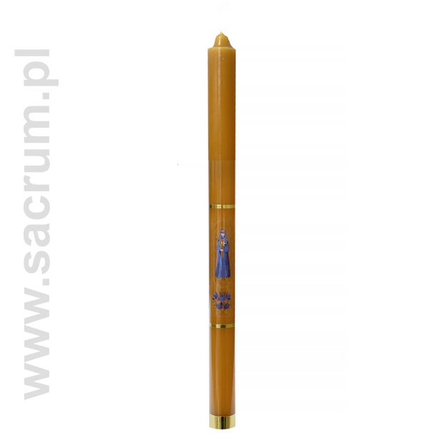 Świeca gromniczna woskowo - parafinowa 0,33w  wysokość 44 cm, średnica 3 cm