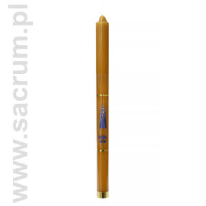 Świeca gromniczna woskowo - parafinowa 0,33w  wysokość 44 cm, średnica 3 cm