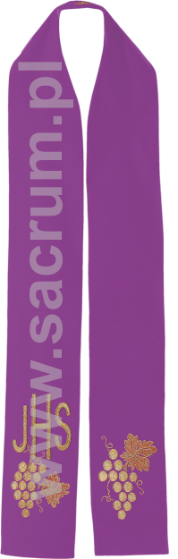 Stuła kapłańska haftowana 