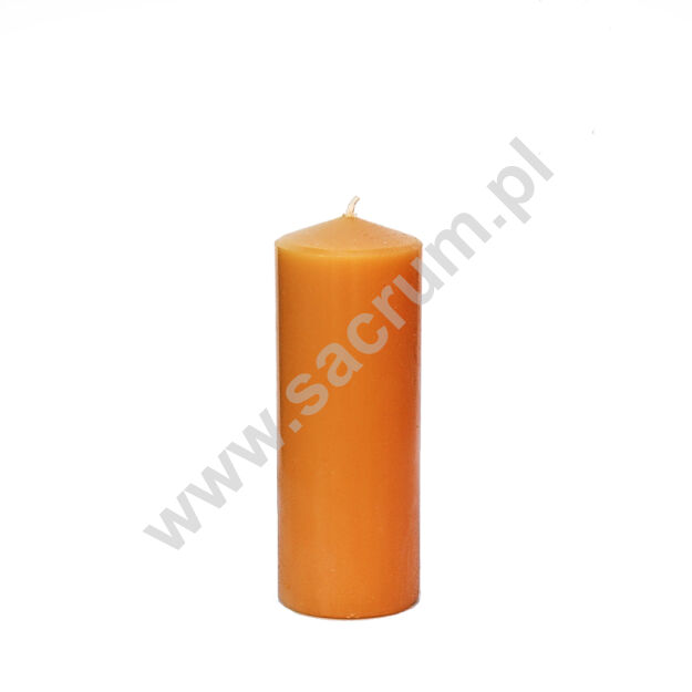 Naturalna świeca woskowo - parafinowa 0,3 kg, wysokość 15 cm, średnica 5,5 cm