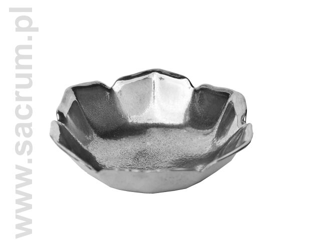 Lavabo mosiężne małe, misa do chrztu, śr. 11 cm, 80-286n