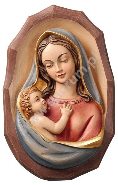 Matka Boża z Dzieciątkiem, płaskorzeźba 32-191000 (color) - różne wielkości