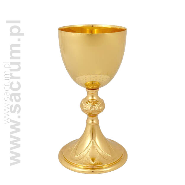 kielich złocony 19-079, wysokość 18 cm