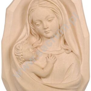 Matka Boża z Dzieciątkiem, płaskorzeźba 32-191000 (natur) - różne wielkości 