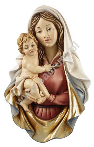 Matka Boża z Dzieciątkiem, płaskorzeźba 32-190000 (color) - różne wielkości