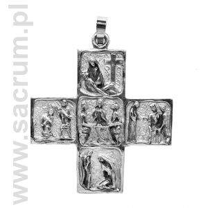 Krzyż pektoralny  04-4031, wymiary 9x9 cm