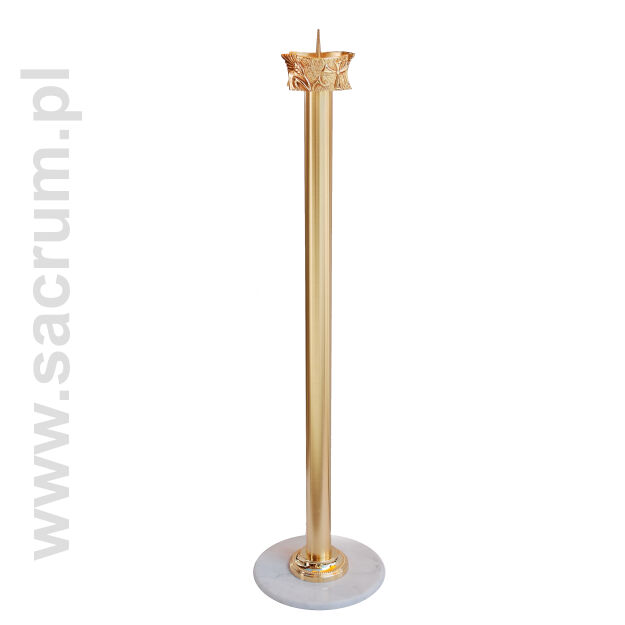 Lichtarz mosiężny 24-503, wysokość 98 cm