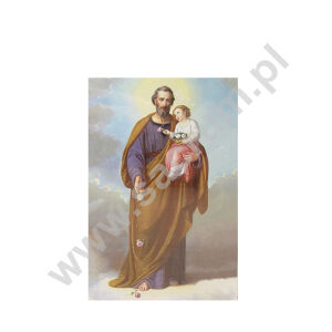 Obrazki / pocztówki 10x15 cm, ze św. Józefem, 100 szt. Nr 003