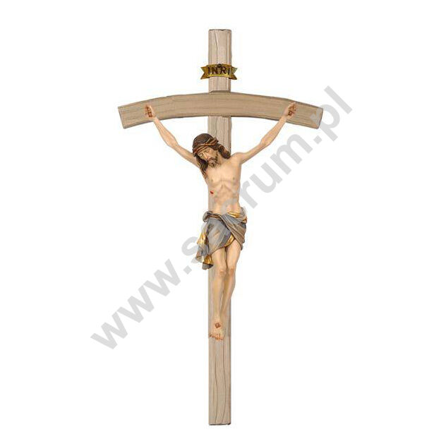 Drewniany Korpus Chrystusa na Krzyżu 32-722000 (color) - różne rozmiary