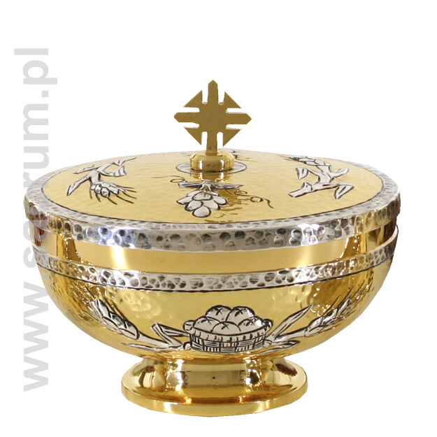 Puszka niska 03-823B, wysokość 11cm, średnica 12.5 cm