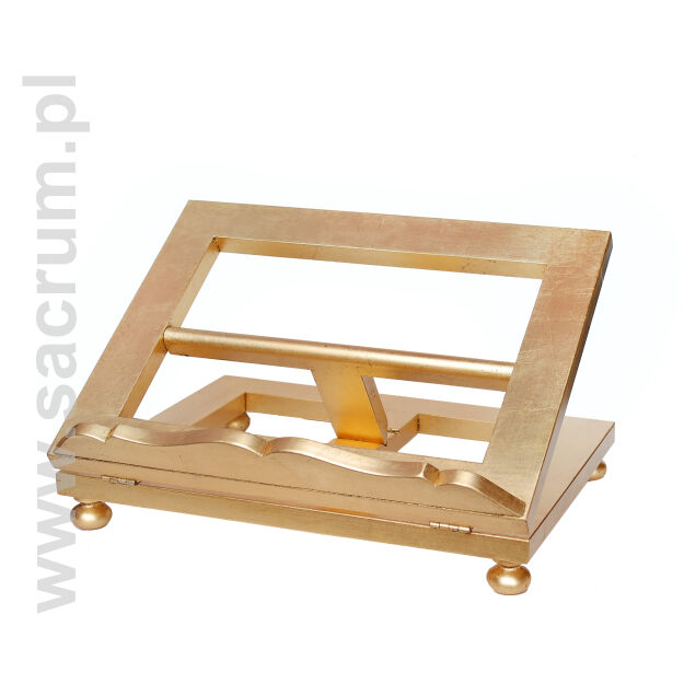 Pulpit drewniany  42-7009 w kolorze złotym 30x40 cm